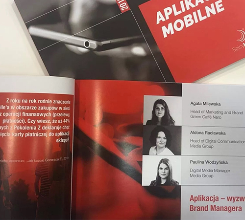 okładka raportu Aplikacje Mobilne